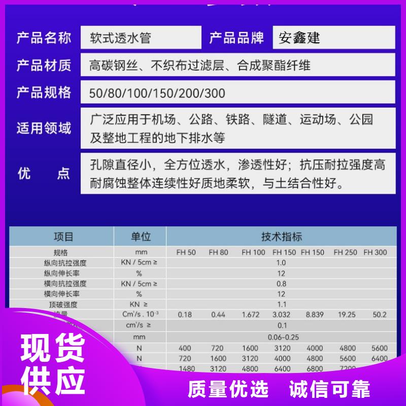 硬式透水管质量好价格优追求品质