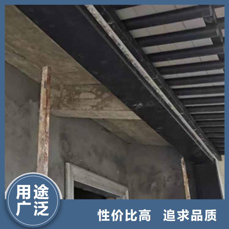 【古建亭廊】古铜色回廊建筑主推产品批发供应