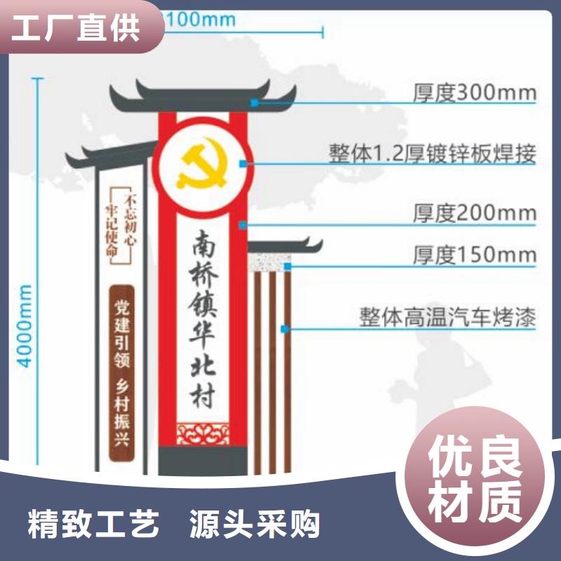 户外仿古村牌烤漆导视牌团队现货采购