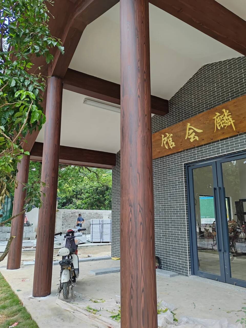 仿古园林建筑木纹漆批发厂家